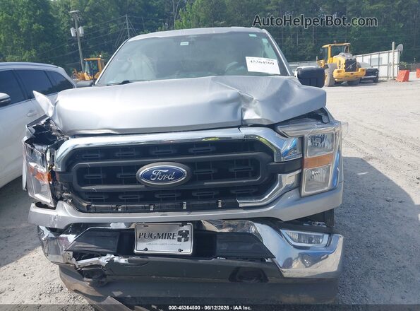 1FTEW1EP1MKF12019 2021 FORD F150 Серебряный Вид панели приборов