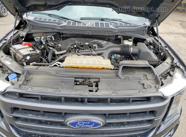 1FTEW1EP1PFA61090 2023 FORD F150 Black Вид задньої частини салону