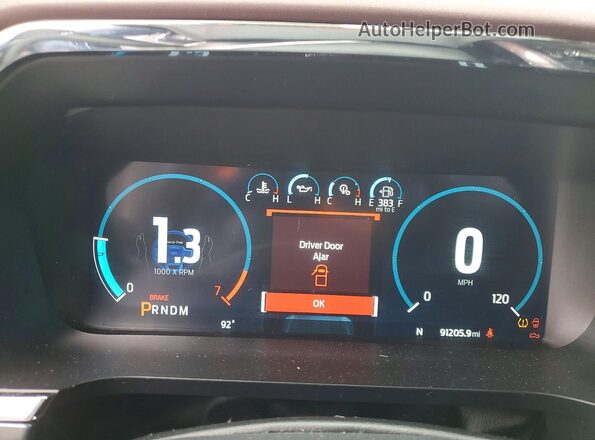 1FTEW1EP1PFA61090 2023 FORD F150 Black Вид щитка приладів