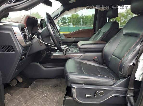 1FTEW1EP1PFA61090 2023 FORD F150 Black Вид салону спереду