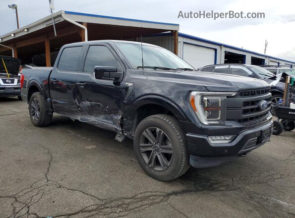 1FTEW1EP1PFA61090 2023 FORD F150 Black Передня права чверть