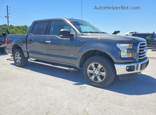 1FTEW1EP2GFB00561 2016 FORD F150 Gray Przód prawy