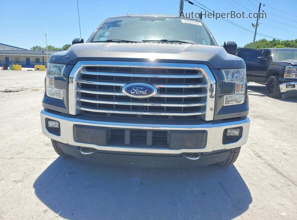 1FTEW1EP2GFB00561 2016 FORD F150 Gray Widok z przodu