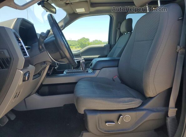1FTEW1EP2GFB00561 2016 FORD F150 Gray Widok wnętrza z przodu