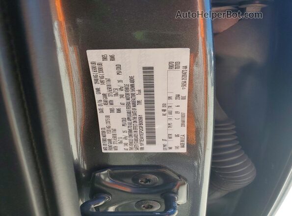 1FTEW1EP2GFB00561 2016 FORD F150 Gray Widok komory silnika