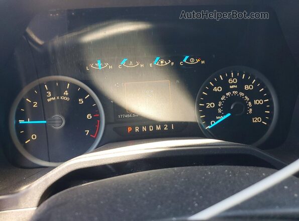 1FTEW1EP2GFB00561 2016 FORD F150 Gray Widok zestawu wskaźników