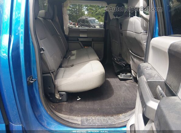 1FTEW1EP2GKE33575 2016 FORD F150 Blue VIN կոդի պիտակի տեսք