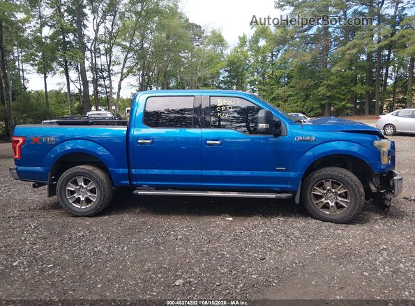 1FTEW1EP2GKE33575 2016 FORD F150 Blue Սալոնի 360 աստիճան տեսք