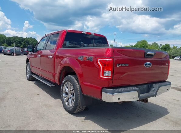 1FTEW1EP2HFA85514 2017 FORD F150 Красный Задняя левая четверть