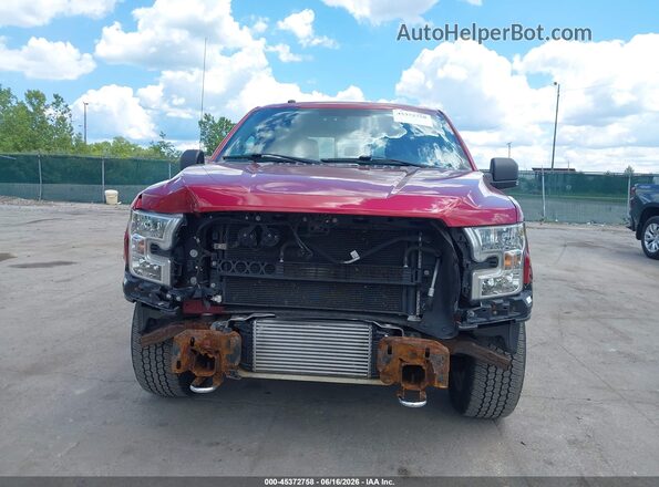 1FTEW1EP2HFA85514 2017 FORD F150 Красный Вид задней части салона