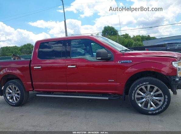 1FTEW1EP2HFA85514 2017 FORD F150 Красный Панорамный вид салона 360°