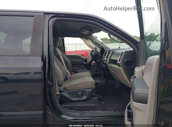 1FTEW1EP2HKC27836 2017 FORD F150 Черный Вид салона спереди