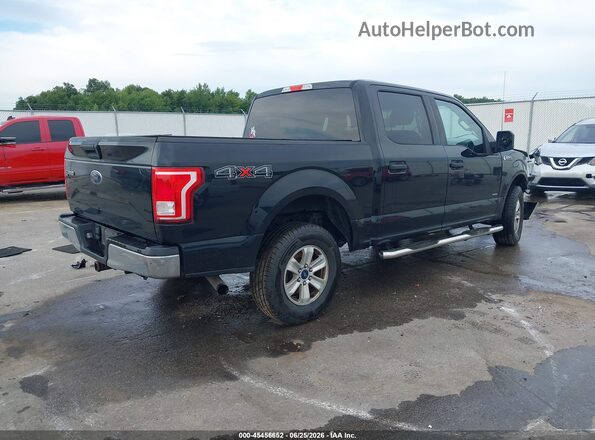 1FTEW1EP2HKC27836 2017 FORD F150 Черный Задняя правая четверть
