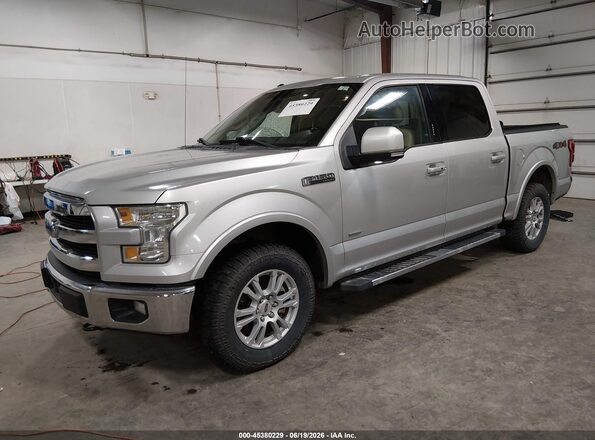 1FTEW1EP2HKC82626 2017 FORD F150 Silver Przód lewy