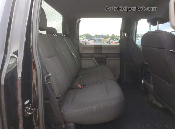 1FTEW1EP2JFD20872 2018 FORD F150 Black Vista de los asientos traseros