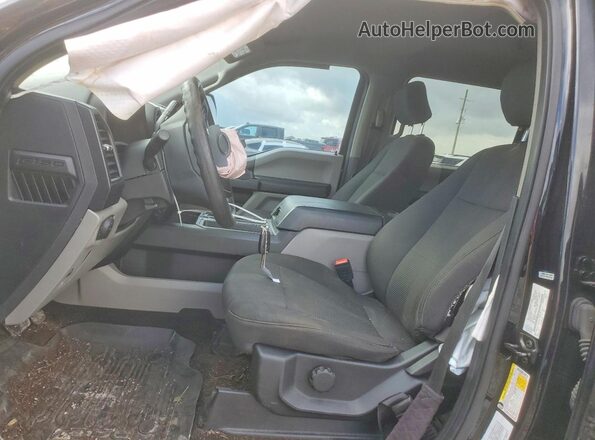 1FTEW1EP2JFD20872 2018 FORD F150 Black Vista interior delantera