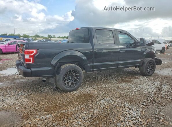 1FTEW1EP2JFD20872 2018 FORD F150 Black Trasero derecho