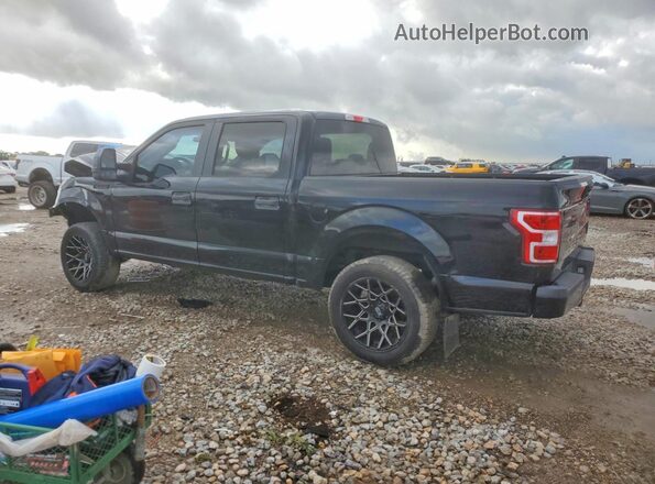 1FTEW1EP2JFD20872 2018 FORD F150 Black Trasero izquierdo