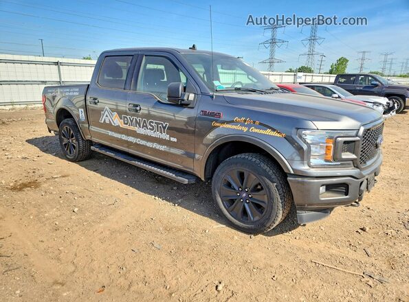 1FTEW1EP2KFA55291 2019 FORD F150 Gray Przód prawy