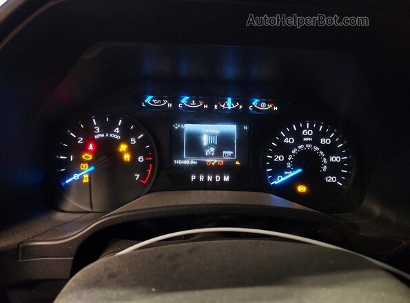 1FTEW1EP2LFC56741 2020 FORD F150 Gray Սարքավորումների վահանակի տեսք