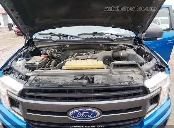 1FTEW1EP2LKD03225 2020 FORD F150 Blue Вид ззаду