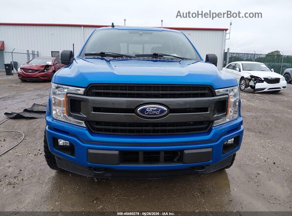 1FTEW1EP2LKD03225 2020 FORD F150 Blue Вид щитка приладів