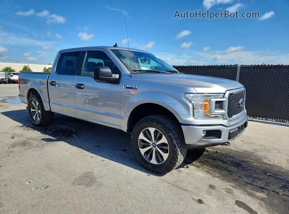 1FTEW1EP2LKD73310 2020 FORD F150 Серый Передняя правая четверть
