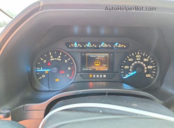 1FTEW1EP2LKD73310 2020 FORD F150 Серый Вид щитка приборов