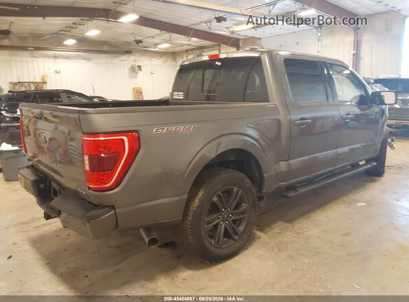 1FTEW1EP2MKD54922 2021 FORD F150 Gray Tył prawy