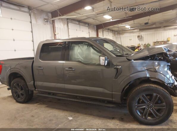 1FTEW1EP2MKD54922 2021 FORD F150 Gray Widok wnętrza z tyłu