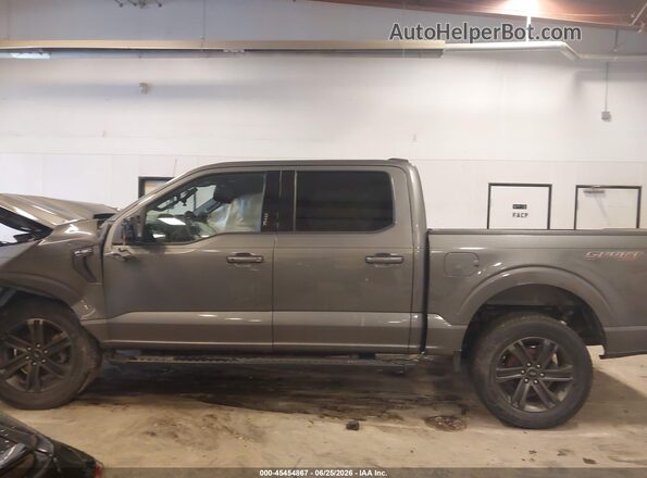 1FTEW1EP2MKD54922 2021 FORD F150 Gray Widok wnętrza 360 stopni