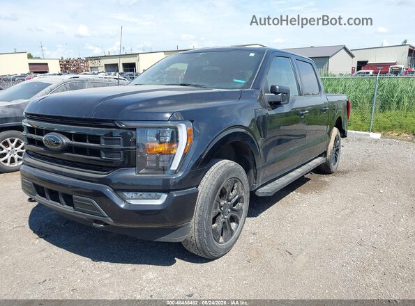 1FTEW1EP2PFC34082 2023 FORD F150 Black Передня ліва чверть