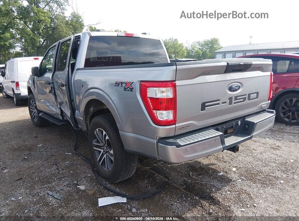 1FTEW1EP2PKE63644 2023 FORD F150 Silver უკანა მარცხენა