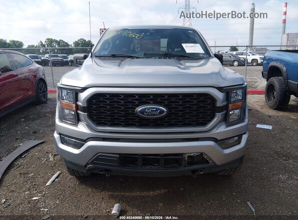 1FTEW1EP2PKE63644 2023 FORD F150 Silver ხელსაწყოთა პანელის ხედი
