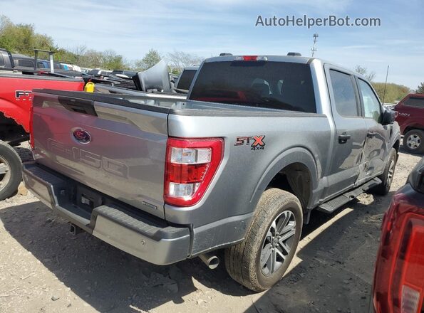 1FTEW1EP2PKG15146 2023 FORD F150 Серебряный Задняя правая четверть
