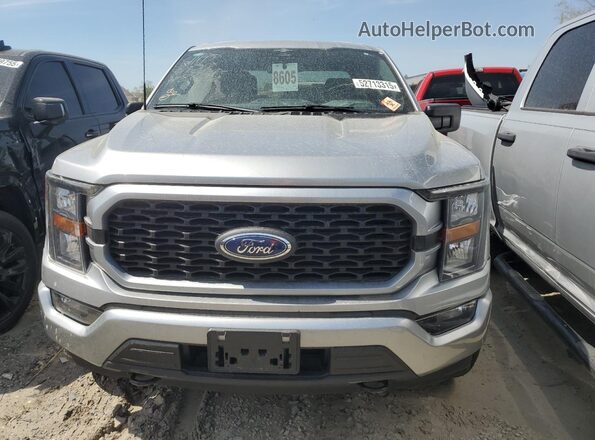 1FTEW1EP2PKG15146 2023 FORD F150 Серебряный Вид спереди