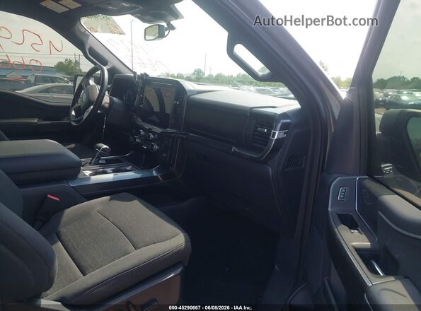 1FTEW1EP2PKG23411 2023 FORD F150 Gray წინა სალონის ხედი