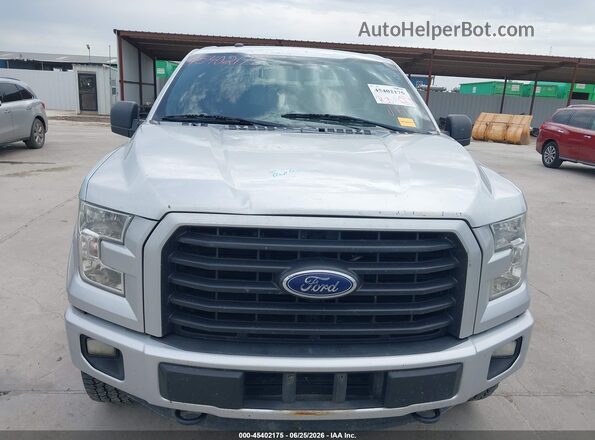 1FTEW1EP3GFD39987 2016 FORD F150 Silver Widok z przodu