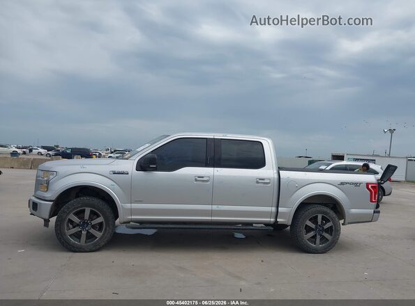 1FTEW1EP3GFD39987 2016 FORD F150 Silver Widok wnętrza 360 stopni