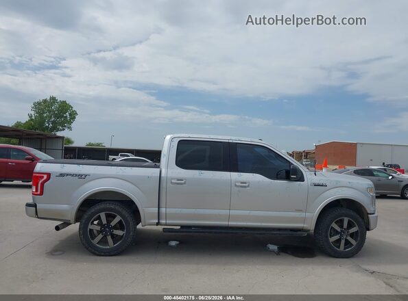 1FTEW1EP3GFD39987 2016 FORD F150 Silver Widok wnętrza z tyłu