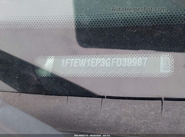 1FTEW1EP3GFD39987 2016 FORD F150 Silver 