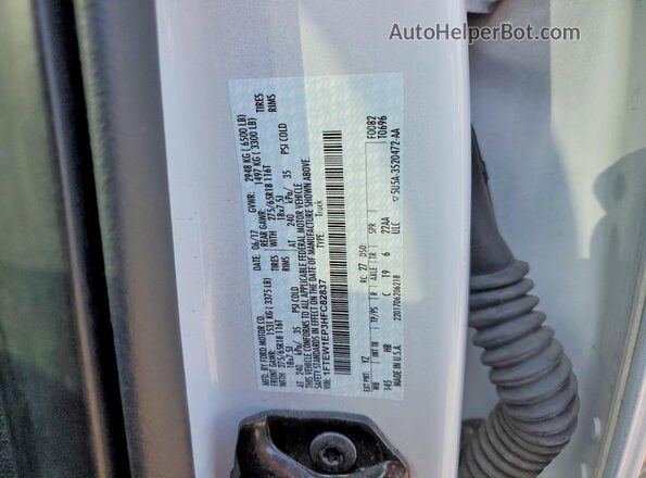 1FTEW1EP3HFC82837 2017 FORD F150 White 