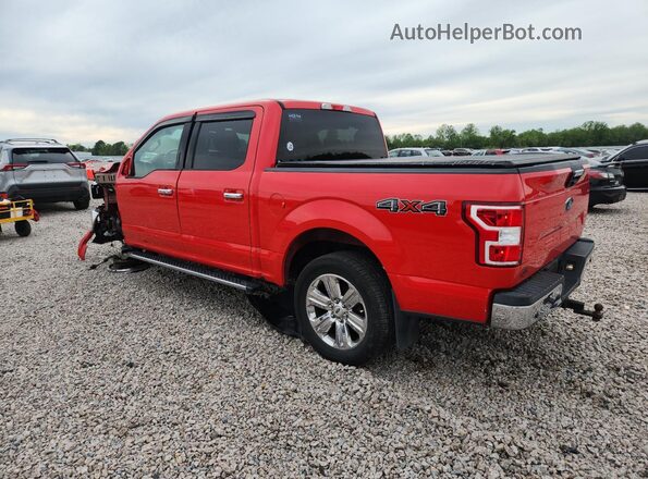 1FTEW1EP3JFB11091 2018 FORD F150 Red Задня ліва чверть