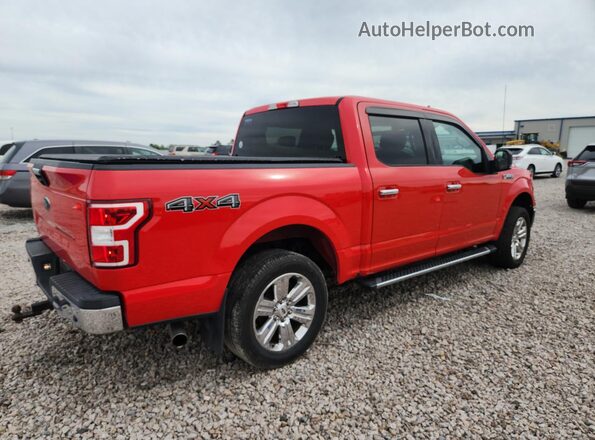 1FTEW1EP3JFB11091 2018 FORD F150 Red Задня права чверть