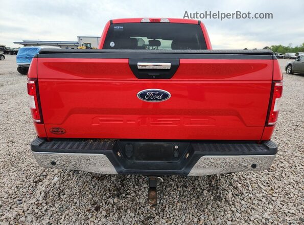 1FTEW1EP3JFB11091 2018 FORD F150 Red Вид ззаду