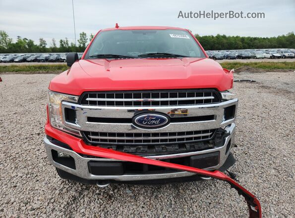 1FTEW1EP3JFB11091 2018 FORD F150 Red Вид спереду