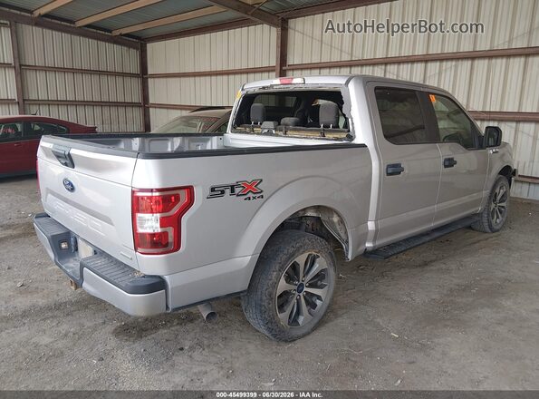1FTEW1EP3KKE36302 2019 FORD F150 Silver Հետևի աջ