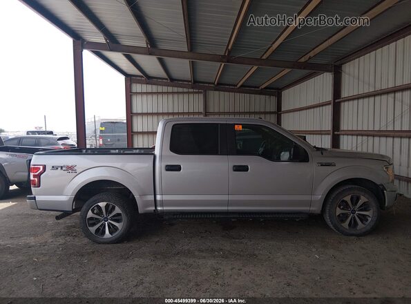 1FTEW1EP3KKE36302 2019 FORD F150 Silver Սալոնի հետևի տեսք