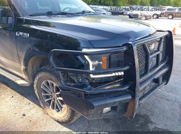 1FTEW1EP3LFB12065 2020 FORD F150 Black Widok z przodu