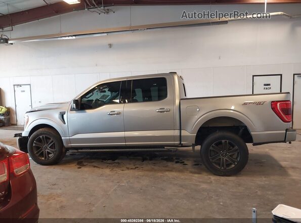 1FTEW1EP3MFA48398 2021 FORD F150 Серебряный Панорамный вид салона 360°